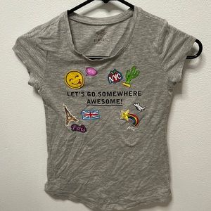 Girls justice shirt